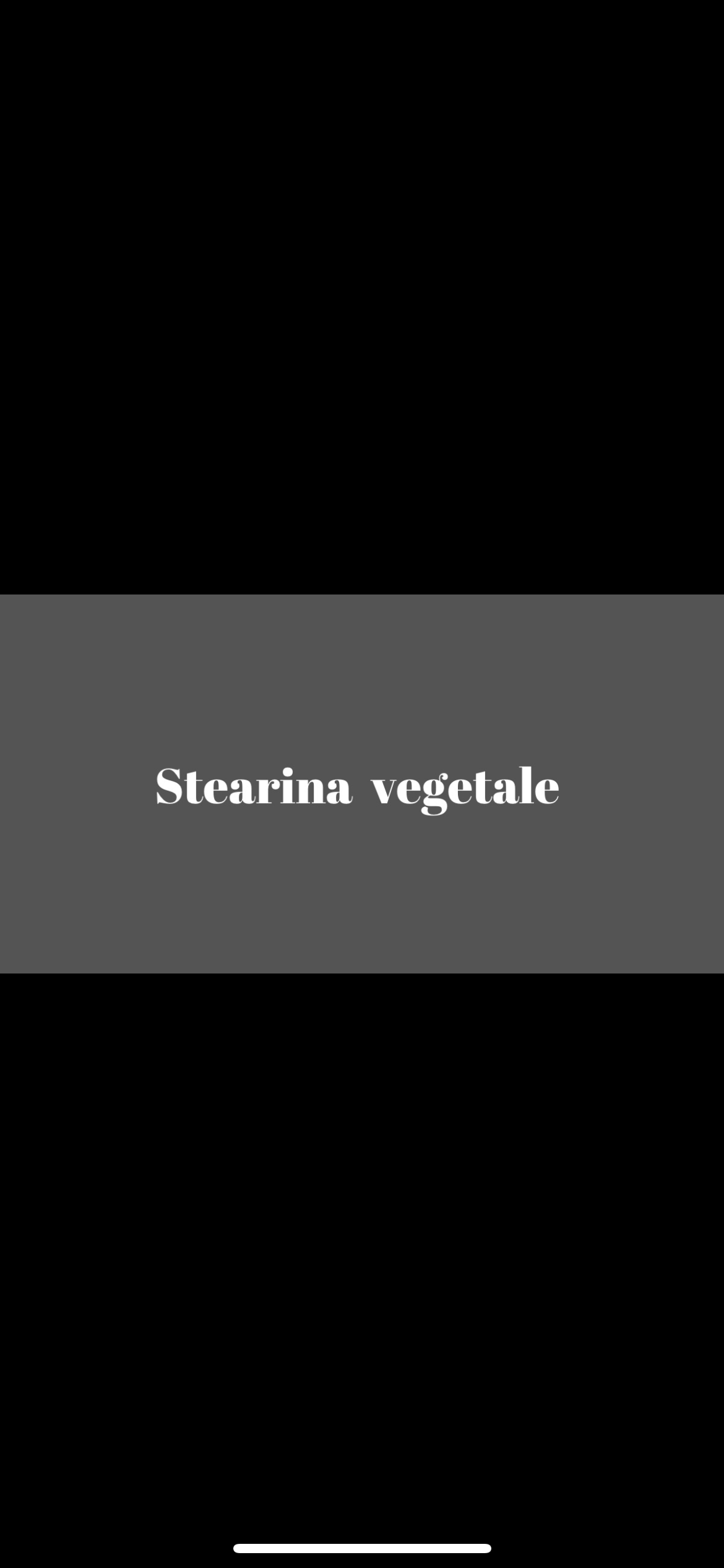 Stearina vegetale